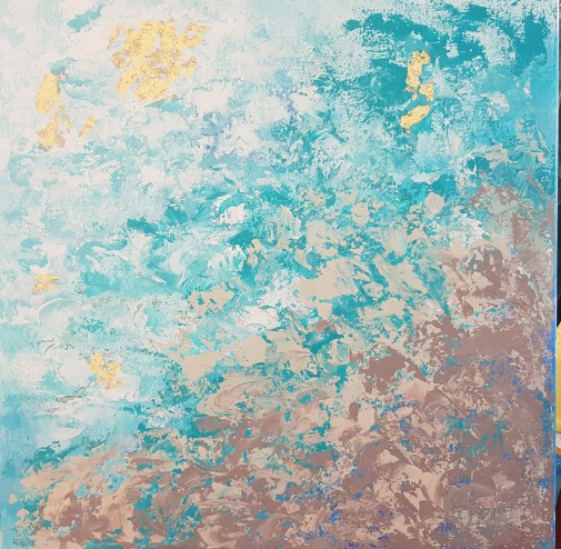 Modra a seda harmonie/ Blue and Grey Harmony